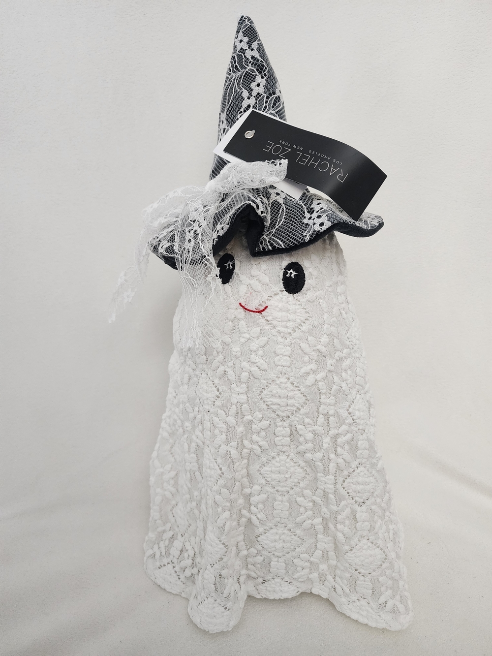RACHEL ZOE White Lace Ghost Witch Bean Bag Sitter